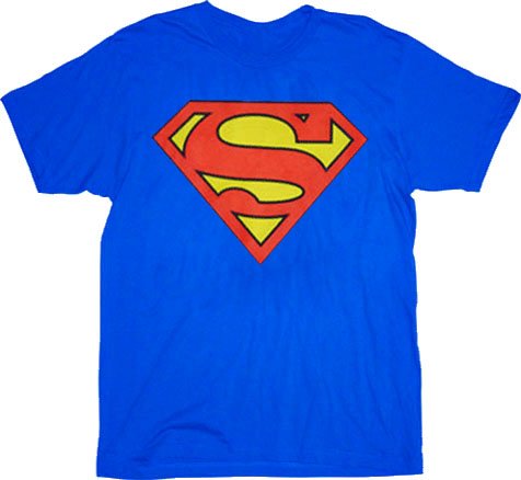 Cheap Superman Original Classic Logo Tshirt Blue Cheap Superman Original Classic Logo Tshirt Blue
