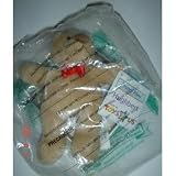 2001 McDonalds Happy Meal Toy Toys R Us : Animal Alley # Hughbert the Plush Teddy Bear with Ornament Frame - Christmas Collectible