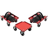 Extreme Max 5800.0228 V-Slides Snowmobile Dolly System, Powdercoated Steel