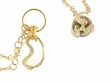 Large Serpent Amulet with Pave Diamonds by Temple St.Clair