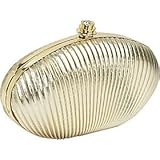IMAGE OF Rugged Leather Evening Clutch (N 016) (Gold)
