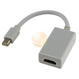 Mini DisplayPort to HDMI Adapter Cable for Macbook Pro & Laptop w/ Mini DisplayPort - White