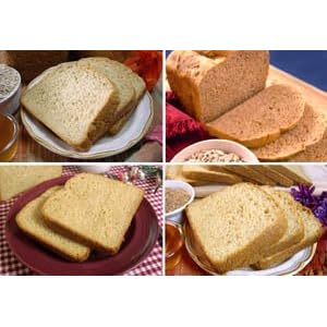 The Heartland Collection: A Sampler of Whole Grain Bread Machine Mixes (4 Pack) by The Prepared Pantry
