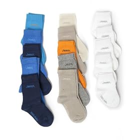 Clearance - JEEP Baby Plain Socks (Pack of 5) (Shoe Size 0-2.5 ( Age 6-12 Months)) (Blue-Navy)