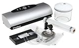 FoodSaver Premier Series V1205 Vacuum Sealing Kit, Black with Brushed Chrome