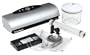 FoodSaver Premier Series V1205 Vacuum Sealing Kit, Black with Brushed Chrome