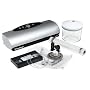 FoodSaver Premier Series V1205 Vacuum Sealing Kit, Black with Brushed Chrome