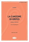 CARISCH BONFA LUIZ - LA CANZONE DI ORFEO - PAROLES ET ACCORDS