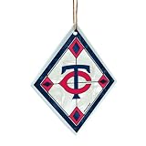 MLB Minnesota Twins Art Glass Ornament