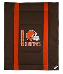Cleveland Browns NFL "Side Line Collection" Bed Complete Set