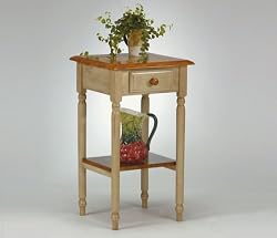 Telephone Table With Drawer From Country Cottage Collection By Office Star Furniture