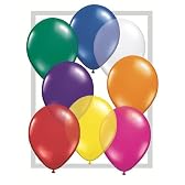 Qualatex風船　11インチ(28cm)　丸型ジュエルカラーＭＩＸ　徳用100個入