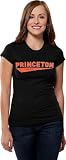 Princeton Tigers Women's Distressed Tail Sweep Short Sleeve Tee