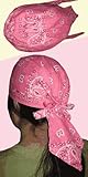 ★海賊帽子★~スタンダード・薄ピンク~ ファッショナブルな新感覚バンダナ