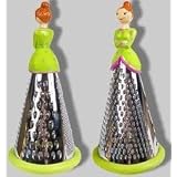 Cheese Nutmeg Grater Doll- Green- Paris (Large) by Apilcina