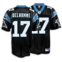 Jake Delhomme Jersey: Reebok Black Replica #17 Carolina Panthers Jersey - XX-Large