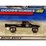 Mattel Hot Wheels 1999 1:64 Scale Black and Gray Dodge Ram 1500 Die Cast Truck Collector... by Mattel