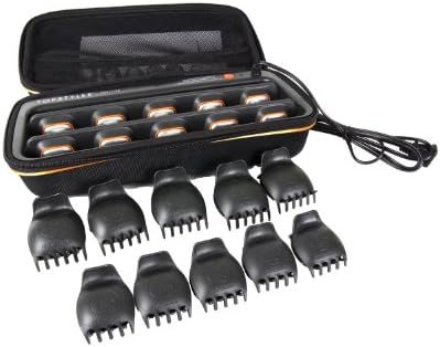 NEW! TopStyler by InStyler Heated Ceramic Styling Shells Hair Curlers with Case