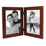Linear Dark Walnut Picture Frame 5x7