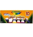 10 ct. 2 oz. Bottles - Assorted Color Washable Kid's Paint