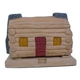 Log Cabin Incense Burner with Piñon Natural Wood Incense