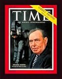 Joseph W. Martin, Jr. / TIME Cover: August 09, 1954, Framed Art Print by TIME Magazine
