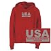 Sweatshirt Woman Red  Usa Marine Engineering Officer  Occupations