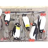 Penguin Shower Curtain Hooks - set of 12