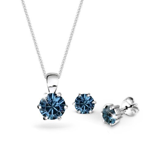 Elli Damen-Schmuckset Klassik 925 Silber L&auml;nge 45cm 09000045_45 Preisvergleich