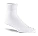Fox River Wick Dry Classic White Quarter Crew Socks Moisture Wicking Socks for Men and Women with Fully Cushioned Sole