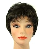 9 Short Dark Brown boycut synthetic wig