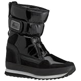 Snowjoggers Womens Sporty Patent Black Patent D802210 5 UK