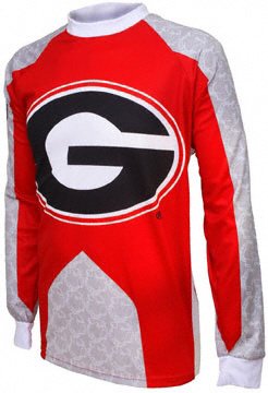 Georgia Bulldogs Kids Long BMX Jersey