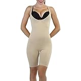 ToBeInStyle Women's Seamless Full Body Long Leg Nylon Blend BodyShaper