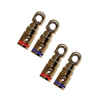Absolute GRT100-4 2 Pair Gold Power Ring Terminal