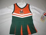 Miami Hurricanes Baby Cheerleader Dress