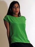 Classic Silk Shell - 100% Silk - Royal Silk - Emerald Green - Small