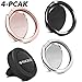 Rngeo Finger Ring Stand & Magnetic Mount Set, Pack of 4 Universal Thin 360 Degree Rotation Phone Rings & Air Vent Cell Phone Holder for Car, Compatible with All iPhone & Android Smartphones