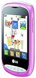 LG T310 Plum Smartphone (7,1 cm (2,8 Zoll) Display, Touchscreen, 2 Megapixel) pink/weiß