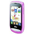 LG T310 Plum Smartphone (7,1 cm (2,8 Zoll) Display, Touchscreen, 2 Megapixel) pink/wei�