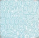 Snow Globe Stickers 12"X12" Sheet-Alphabet