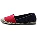 Ollio Women's Ballet Shoe Espadrille Canvas Flat