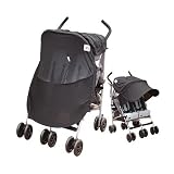 Deluxe Twin Duo 2 in 1 UPF 50 Shade- Black