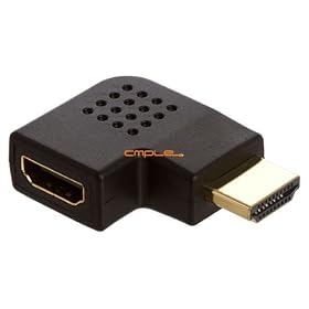 HDMI Right Angle Port Saver Male Female Adapter Vertical Flat Right 270 Degree