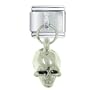 Halloween Skull Italian Charm