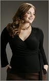 Plus Size Long Sleeved Ruched Waist Wrap Tee