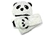 ACEFAST INC Children Hat 100% Wool Hat+Scarf Two Piece Set Panda Children Animal Cap
