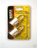 Review Blackspur  / 2 pc heavy duty combination locks