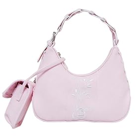 Mudd Pink Embroidered Handbag w/ Cell Phone Case