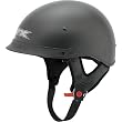 AFX Solid Adult FX-72 Cruiser Motorcycle Helmet w/ Free B&F Heart Sticker - Flat Black